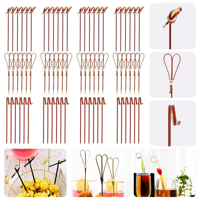 Fruit Knotted Bamboo Picks supplier